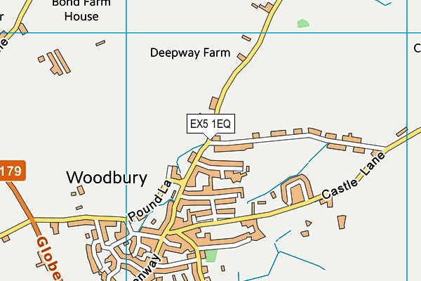 EX5 1EQ map - OS VectorMap District (Ordnance Survey) EX5 1EQ map - OS VectorMap District (Ordnance Survey)