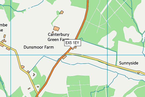 EX5 1EY map - OS VectorMap District (Ordnance Survey) EX5 1EY map - OS VectorMap District (Ordnance Survey)