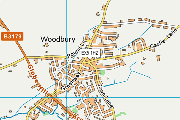 EX5 1HZ map - OS VectorMap District (Ordnance Survey) EX5 1HZ map - OS VectorMap District (Ordnance Survey)