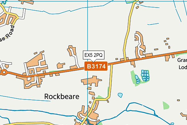 EX5 2PQ map - OS VectorMap District (Ordnance Survey) EX5 2PQ map - OS VectorMap District (Ordnance Survey)