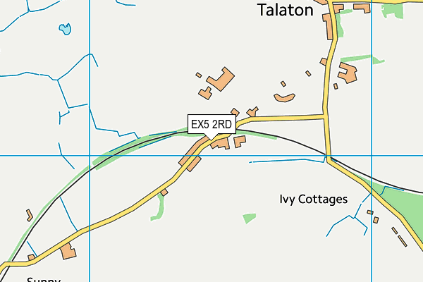 EX5 2RD map - OS VectorMap District (Ordnance Survey) EX5 2RD map - OS VectorMap District (Ordnance Survey)