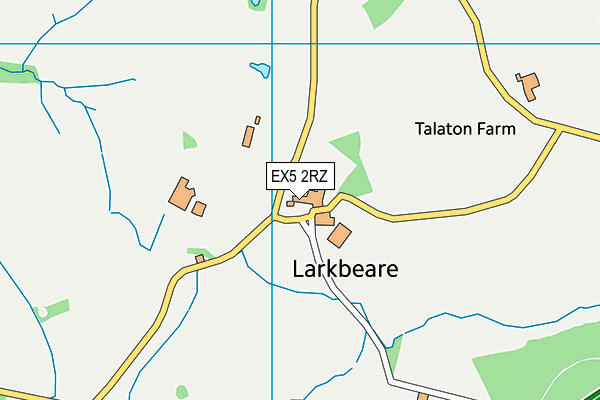 EX5 2RZ map - OS VectorMap District (Ordnance Survey) EX5 2RZ map - OS VectorMap District (Ordnance Survey)