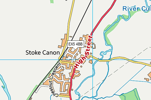 EX5 4BB map - OS VectorMap District (Ordnance Survey) EX5 4BB map - OS VectorMap District (Ordnance Survey)