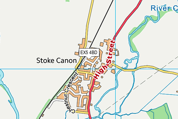 EX5 4BD map - OS VectorMap District (Ordnance Survey) EX5 4BD map - OS VectorMap District (Ordnance Survey)
