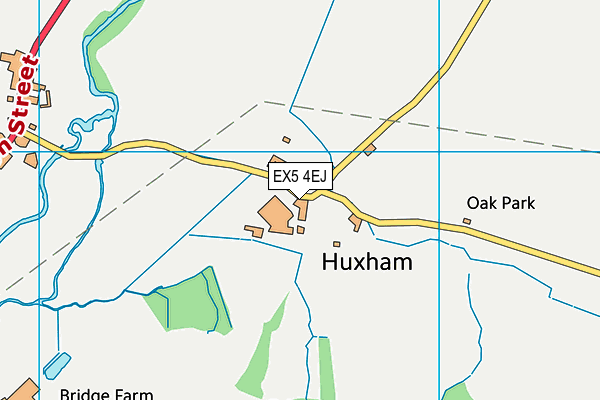 EX5 4EJ map - OS VectorMap District (Ordnance Survey) EX5 4EJ map - OS VectorMap District (Ordnance Survey)