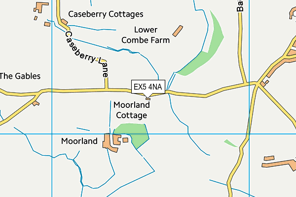 EX5 4NA map - OS VectorMap District (Ordnance Survey)
