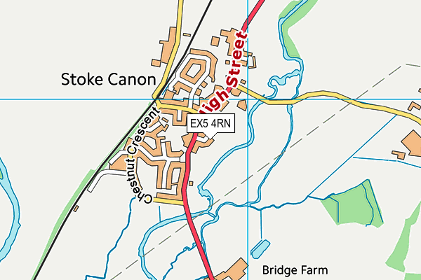 EX5 4RN map - OS VectorMap District (Ordnance Survey) EX5 4RN map - OS VectorMap District (Ordnance Survey)
