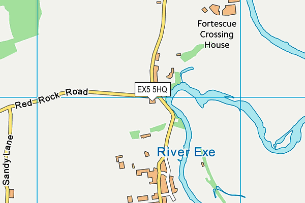 EX5 5HQ map - OS VectorMap District (Ordnance Survey) EX5 5HQ map - OS VectorMap District (Ordnance Survey)