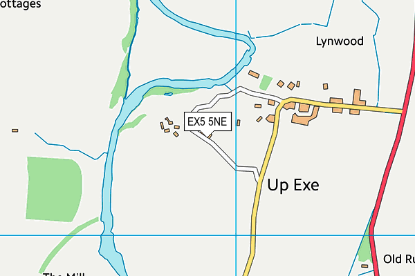 EX5 5NE map - OS VectorMap District (Ordnance Survey) EX5 5NE map - OS VectorMap District (Ordnance Survey)