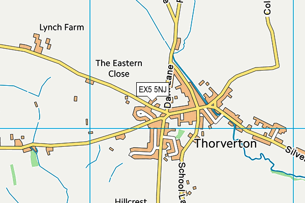 EX5 5NJ map - OS VectorMap District (Ordnance Survey) EX5 5NJ map - OS VectorMap District (Ordnance Survey)