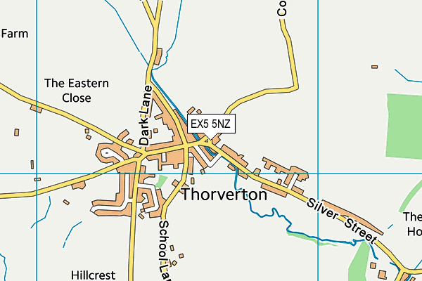 EX5 5NZ map - OS VectorMap District (Ordnance Survey) EX5 5NZ map - OS VectorMap District (Ordnance Survey)