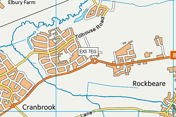 EX5 7EG map - OS VectorMap District (Ordnance Survey) EX5 7EG map - OS VectorMap District (Ordnance Survey)