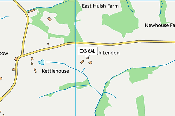 EX6 6AL map - OS VectorMap District (Ordnance Survey) EX6 6AL map - OS VectorMap District (Ordnance Survey)