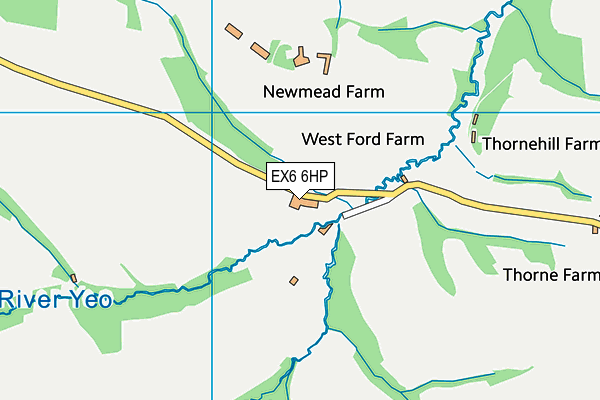 EX6 6HP map - OS VectorMap District (Ordnance Survey) EX6 6HP map - OS VectorMap District (Ordnance Survey)