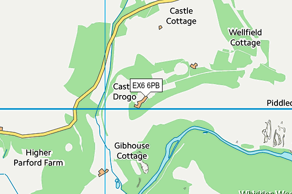EX6 6PB map - OS VectorMap District (Ordnance Survey) EX6 6PB map - OS VectorMap District (Ordnance Survey)