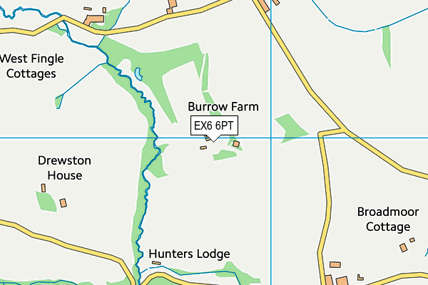 EX6 6PT map - OS VectorMap District (Ordnance Survey) EX6 6PT map - OS VectorMap District (Ordnance Survey)