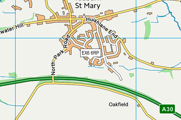 EX6 6RP map - OS VectorMap District (Ordnance Survey) EX6 6RP map - OS VectorMap District (Ordnance Survey)