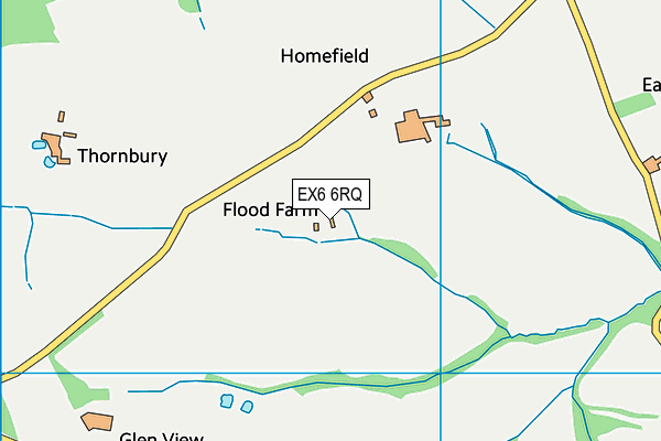 EX6 6RQ map - OS VectorMap District (Ordnance Survey) EX6 6RQ map - OS VectorMap District (Ordnance Survey)