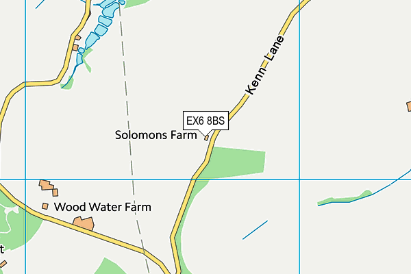 EX6 8BS map - OS VectorMap District (Ordnance Survey) EX6 8BS map - OS VectorMap District (Ordnance Survey)