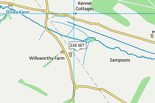 EX6 8ET map - OS VectorMap District (Ordnance Survey) EX6 8ET map - OS VectorMap District (Ordnance Survey)