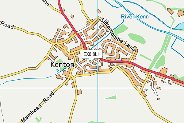 EX6 8LH map - OS VectorMap District (Ordnance Survey) EX6 8LH map - OS VectorMap District (Ordnance Survey)