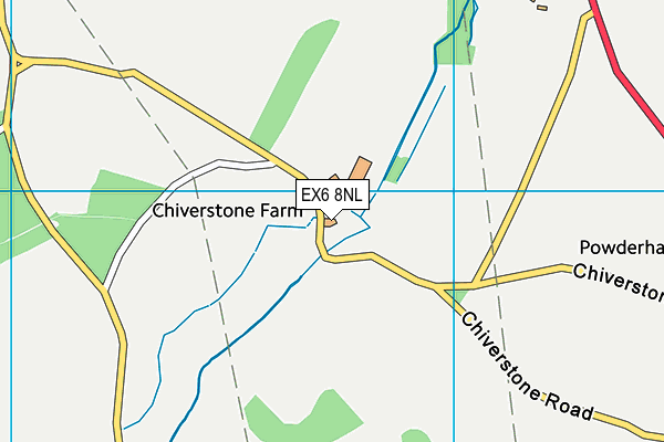 EX6 8NL map - OS VectorMap District (Ordnance Survey) EX6 8NL map - OS VectorMap District (Ordnance Survey)