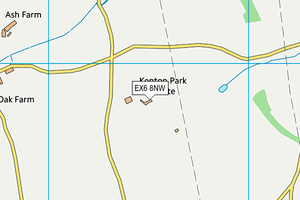 EX6 8NW map - OS VectorMap District (Ordnance Survey) EX6 8NW map - OS VectorMap District (Ordnance Survey)