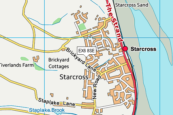EX6 8SE map - OS VectorMap District (Ordnance Survey) EX6 8SE map - OS VectorMap District (Ordnance Survey)