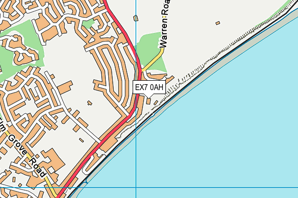 EX7 0AH map - OS VectorMap District (Ordnance Survey) EX7 0AH map - OS VectorMap District (Ordnance Survey)