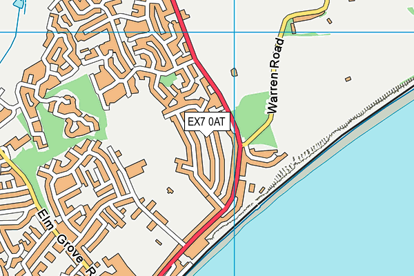 EX7 0AT map - OS VectorMap District (Ordnance Survey) EX7 0AT map - OS VectorMap District (Ordnance Survey)