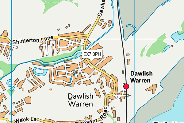 EX7 0PH map - OS VectorMap District (Ordnance Survey) EX7 0PH map - OS VectorMap District (Ordnance Survey)