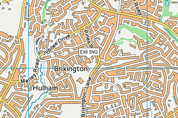 EX8 5NQ map - OS VectorMap District (Ordnance Survey) EX8 5NQ map - OS VectorMap District (Ordnance Survey)