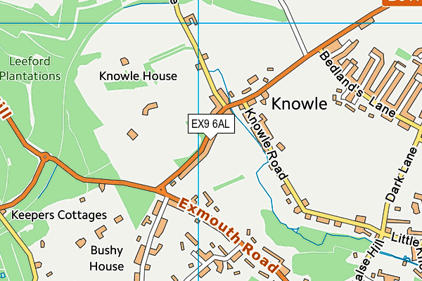 EX9 6AL map - OS VectorMap District (Ordnance Survey) EX9 6AL map - OS VectorMap District (Ordnance Survey)