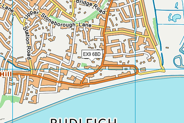 EX9 6BD map - OS VectorMap District (Ordnance Survey) EX9 6BD map - OS VectorMap District (Ordnance Survey)