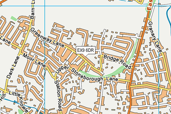EX9 6DR map - OS VectorMap District (Ordnance Survey) EX9 6DR map - OS VectorMap District (Ordnance Survey)