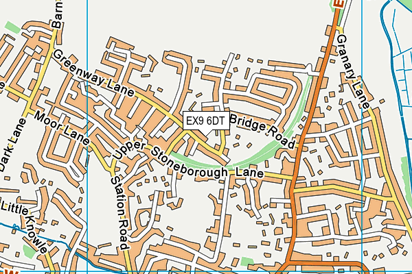 EX9 6DT map - OS VectorMap District (Ordnance Survey) EX9 6DT map - OS VectorMap District (Ordnance Survey)