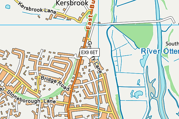 EX9 6ET map - OS VectorMap District (Ordnance Survey) EX9 6ET map - OS VectorMap District (Ordnance Survey)