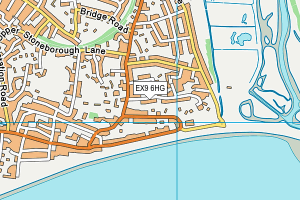 EX9 6HG map - OS VectorMap District (Ordnance Survey) EX9 6HG map - OS VectorMap District (Ordnance Survey)