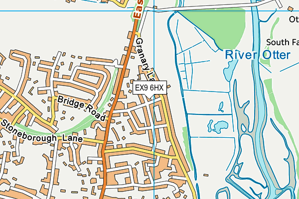 EX9 6HX map - OS VectorMap District (Ordnance Survey) EX9 6HX map - OS VectorMap District (Ordnance Survey)