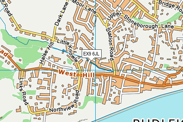 EX9 6JL map - OS VectorMap District (Ordnance Survey) EX9 6JL map - OS VectorMap District (Ordnance Survey)