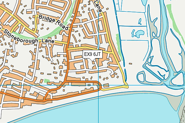 EX9 6JT map - OS VectorMap District (Ordnance Survey) EX9 6JT map - OS VectorMap District (Ordnance Survey)