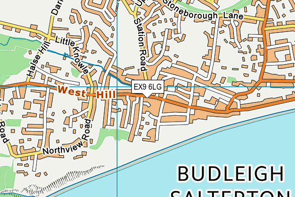 EX9 6LG map - OS VectorMap District (Ordnance Survey) EX9 6LG map - OS VectorMap District (Ordnance Survey)