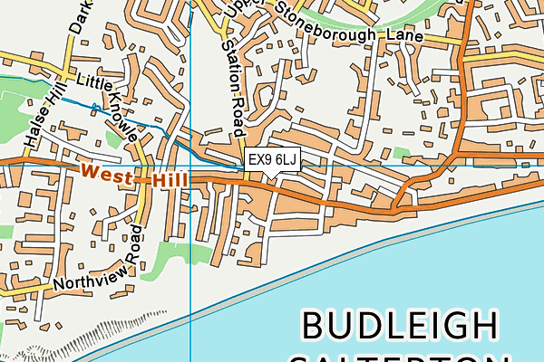 EX9 6LJ map - OS VectorMap District (Ordnance Survey) EX9 6LJ map - OS VectorMap District (Ordnance Survey)