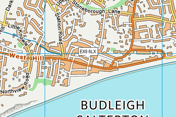 EX9 6LX map - OS VectorMap District (Ordnance Survey) EX9 6LX map - OS VectorMap District (Ordnance Survey)