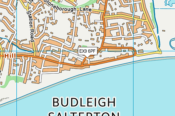 EX9 6PF map - OS VectorMap District (Ordnance Survey) EX9 6PF map - OS VectorMap District (Ordnance Survey)