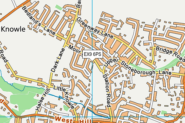 EX9 6PS map - OS VectorMap District (Ordnance Survey) EX9 6PS map - OS VectorMap District (Ordnance Survey)