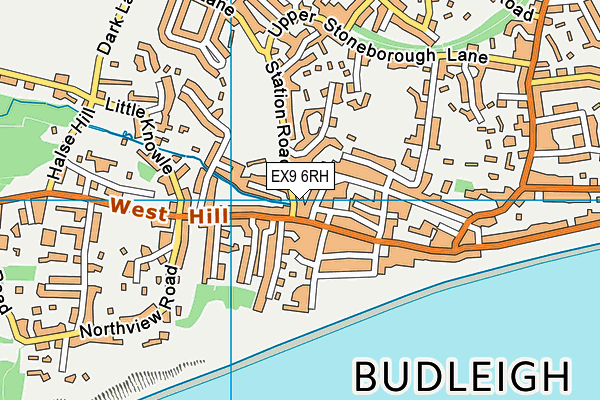 EX9 6RH map - OS VectorMap District (Ordnance Survey) EX9 6RH map - OS VectorMap District (Ordnance Survey)