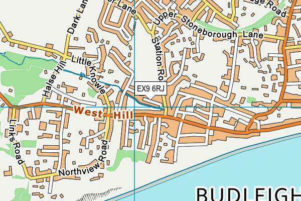 EX9 6RJ map - OS VectorMap District (Ordnance Survey) EX9 6RJ map - OS VectorMap District (Ordnance Survey)