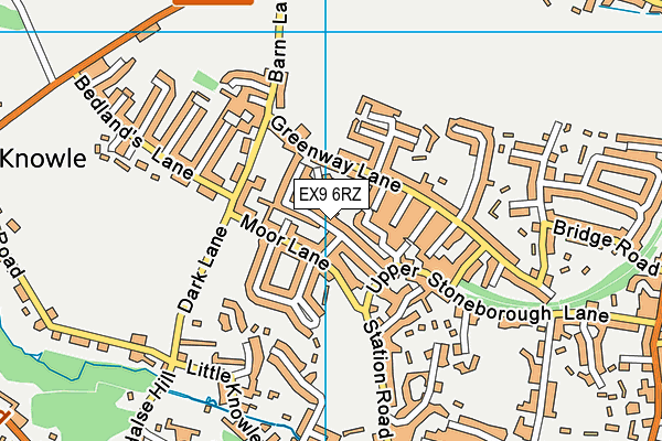 EX9 6RZ map - OS VectorMap District (Ordnance Survey) EX9 6RZ map - OS VectorMap District (Ordnance Survey)