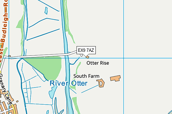 EX9 7AZ map - OS VectorMap District (Ordnance Survey) EX9 7AZ map - OS VectorMap District (Ordnance Survey)